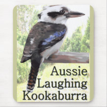 Aussie Laughing Kookaburra Mousepads