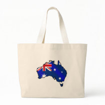 Aussie Map of Australia Oz flag gifts Canvas Bag