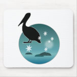Aussie Pelican Icon Mousepad