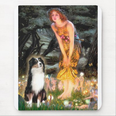 Aussie Shep 2 - Garden by masterpiecedogs
