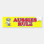 Aussies Rule Bumper Stickers