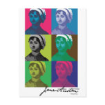 AustenPop -- Jane Austen, Warhol style Post Cards