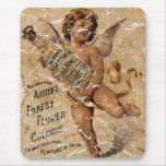 Austen's Forest Flower-1908 - distressed Mouse Pad