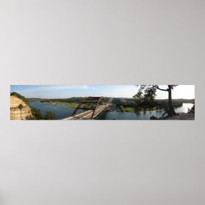 Austin - 360 Bridge Print by gabornagy