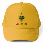 Austin -- Blue Green & Burgundy Hat