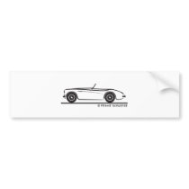 Austin Healey 100 Bumper Sticker