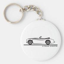 Austin Healey  3000 MK II Key Chains