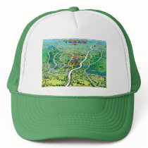 Austin Map Trucker Hats