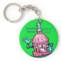Austin Map Keychains