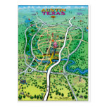 Austin Map Postcards