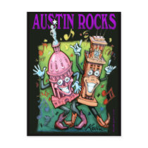 Austin Rocks Postcard