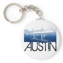 Austin Skyline Design Keychain