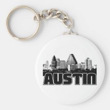 Austin Skyline Keychain