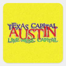 AUSTIN SQUARE STICKER