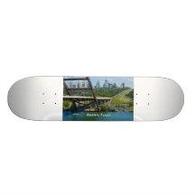 Austin, Texas & 360 Bridge Skateboard Deck