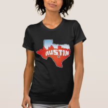 Austin Texas Cityscape Tee Shirt