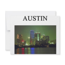 AUSTIN texas Custom Invitations