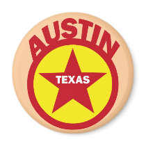 AUSTIN, TEXAS FRIDGE MAGNETS