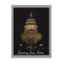 austin texas state capitol post card