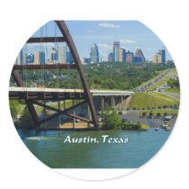 Austin, Texas Round Stickers