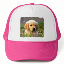 Austin The Golden Labrador Trucker Hat