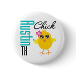 Austin TX  Chick -1 Pinback Buttons
