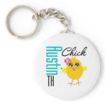 Austin TX  Chick -1 Keychain