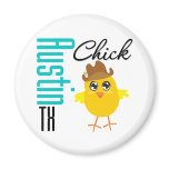 Austin TX Chick-2 Refrigerator Magnets