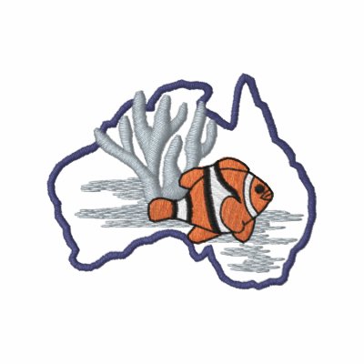 Australia and Clown Fish Polo Shirt by pitneybowes