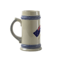 Australia and New Zealand Crossed Flags Coffee Mug