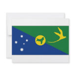 Australia Christmas Island Flag invitations