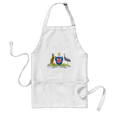 Australia Coat of Arms (1908) Aprons by FlagTshirts