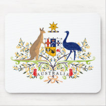 Australia Coat of Arms Mousepad