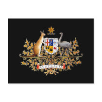 Australia Coat of Arms Postcard