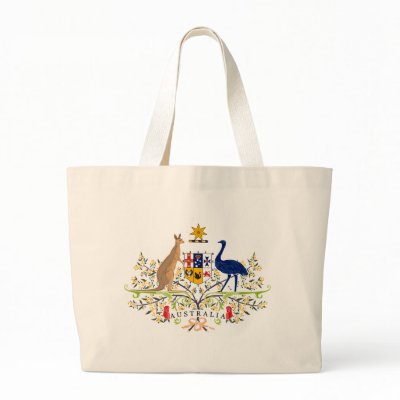 Australia Coat of Arms Tote Bag by FlagTshirts