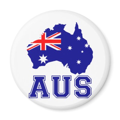 Australia Continent Fridge Magnets by allworldtees
