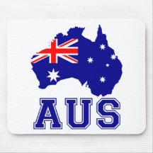 Australia Continent Mouse Pad