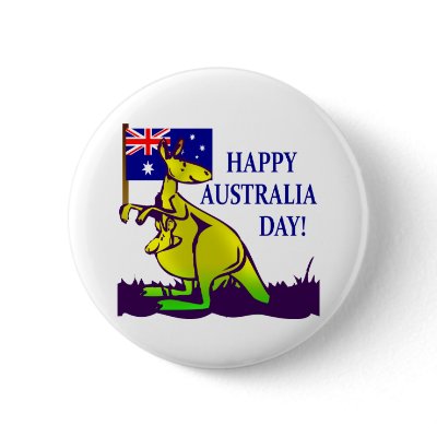 AUSTRALIA DAY T-Shirts and Gifts! Button by 50thbirthdaygifts
