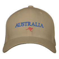 Australia Embroidered Baseball Caps
