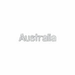 Australia Embroidered Hooded Sweatshirt