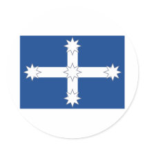 Australia Eureka Round Stickers