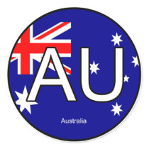 Australia Euro Sticker