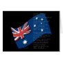 Australia Flag and Anthem2 Greeting Cards