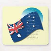 Australia Flag and Anthem 2 Mouse Pads