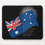 Australia Flag and Anthem Mousepad