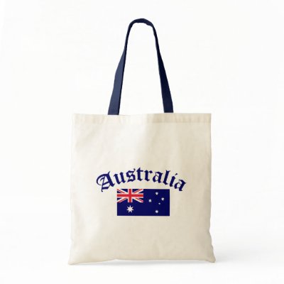 Australia Flag Canvas Bag by worldshop