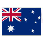 Australia Flag Card