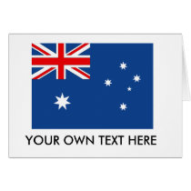 Australia Flag Greeting Cards