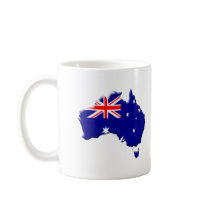 Australia-flag-country-bevelled-edge Coffee Mug