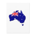 Australia-flag-country-bevelled-edge Post Card